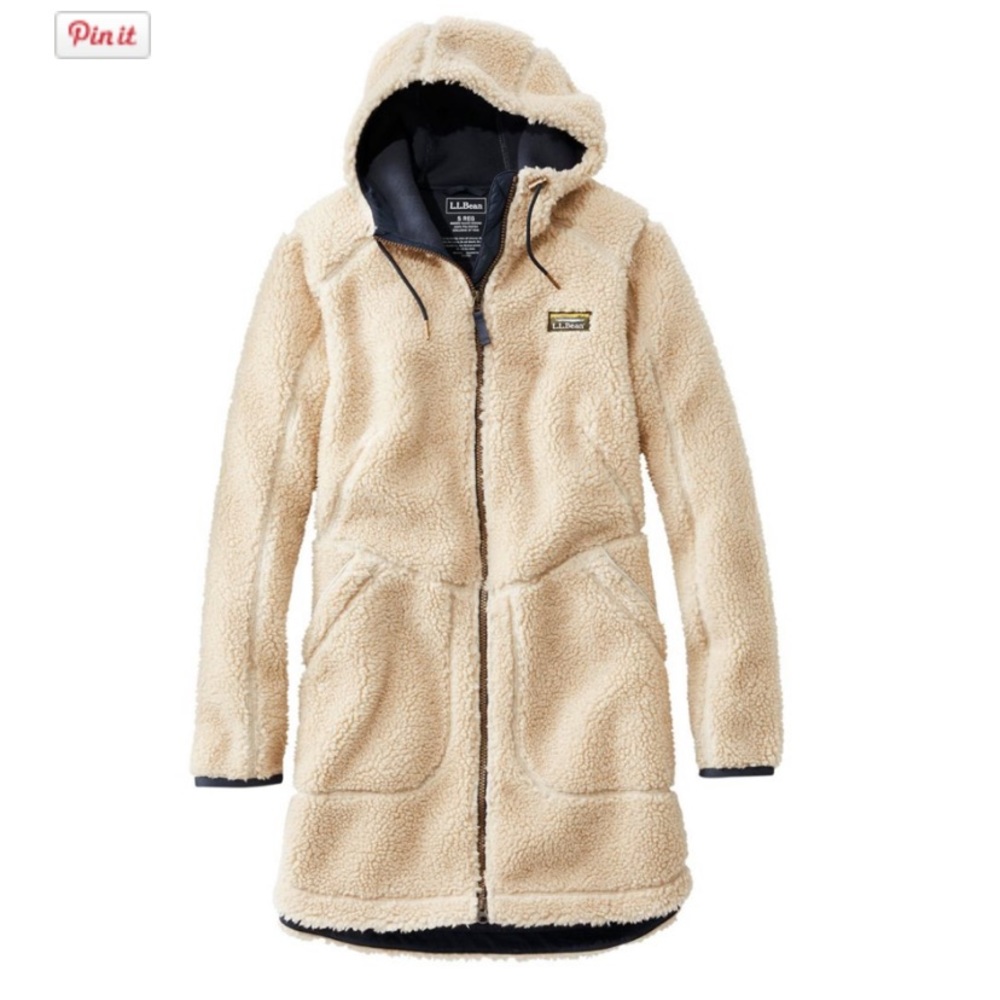 L.L. Bean Women’s Mountain Pile Fleece Coat XS